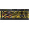 Spain Flag Dark Wood K95 RGB PLATINUM Mechanical Gaming Keyboard Skin